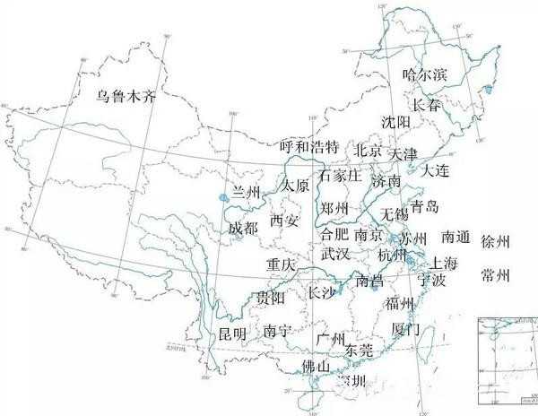 中国轨道交通获批城市分布图